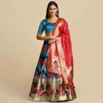 Stitched Lehenga Choli With Dupatta