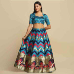 Stitched Lehenga Choli With Dupatta