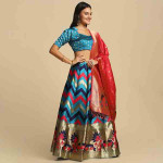 Stitched Lehenga Choli With Dupatta