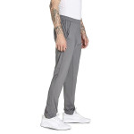 Men's Knitted Poly Cotton Grey Milange & Blue Terry Tracksuit