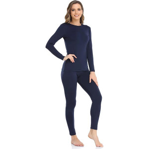 WEERTI Thermal Underwear for Women Long Johns Women with Fleece Lined, Base Layer Women Cold Weather Top Bottom