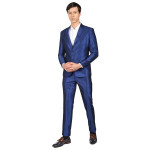 Solid Single Breasted Suit