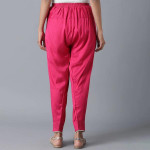 Women Pink Color Cotton Salwar