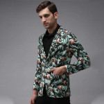 Single Breasted Printed Casual Blazer