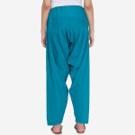 Women Blue Solid Loose-Fit Salwar