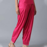 Women Pink Color Cotton Salwar
