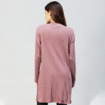 Women Self Design Longline Shrug