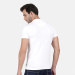 Men Off White Printed T-shirt